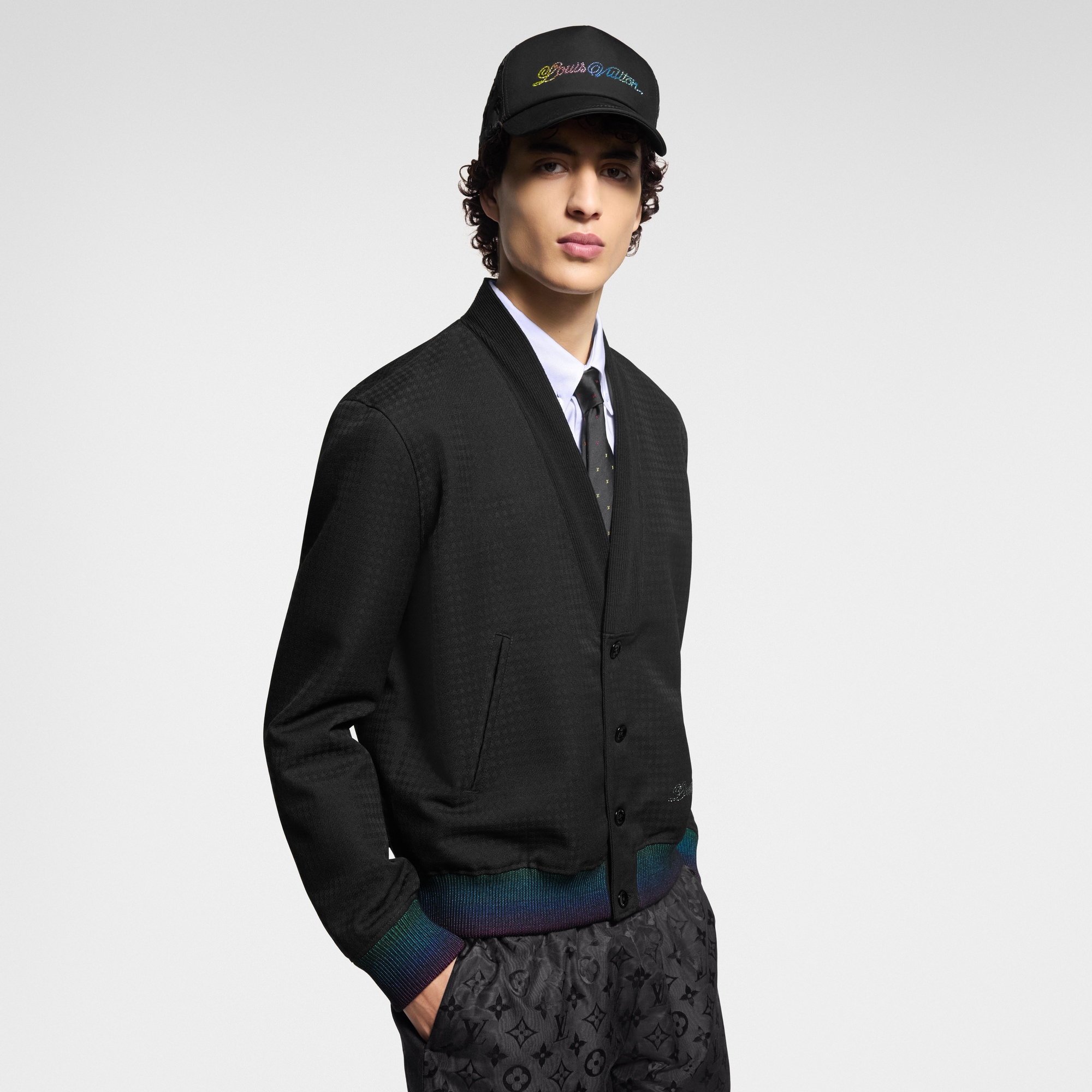 Eleganter Blouson im Cardigan-Stil aus Wolle  Herren Ready to Wear Jacken und Mäntel | LOUIS VUITTON (Zoom)