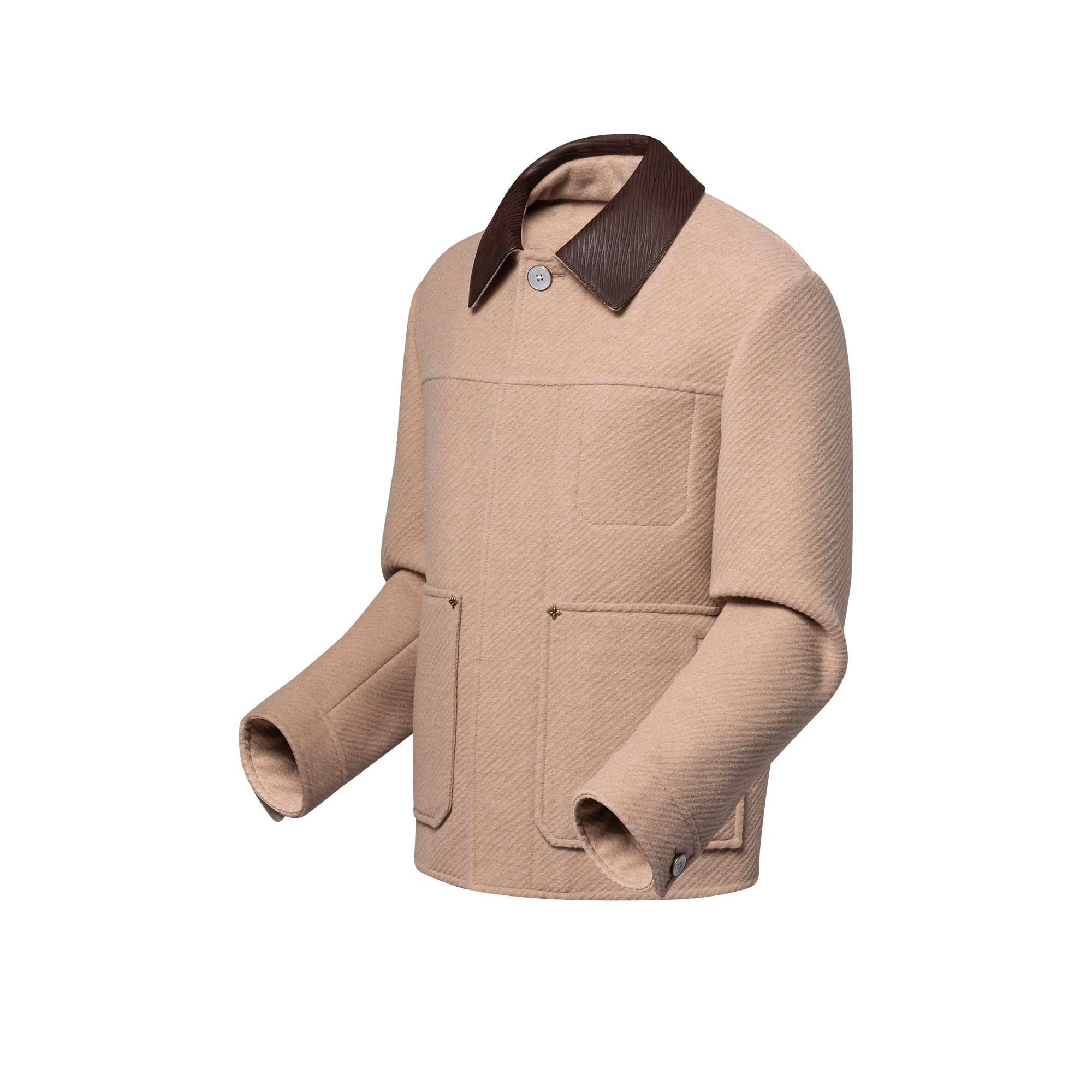 Eleganter Double Face Blouson im Workwear-Stil aus einem Seiden-Wollgemisch  Herren Ready to Wear Jacken und Mäntel | LOUIS VUITTON (Zoom)