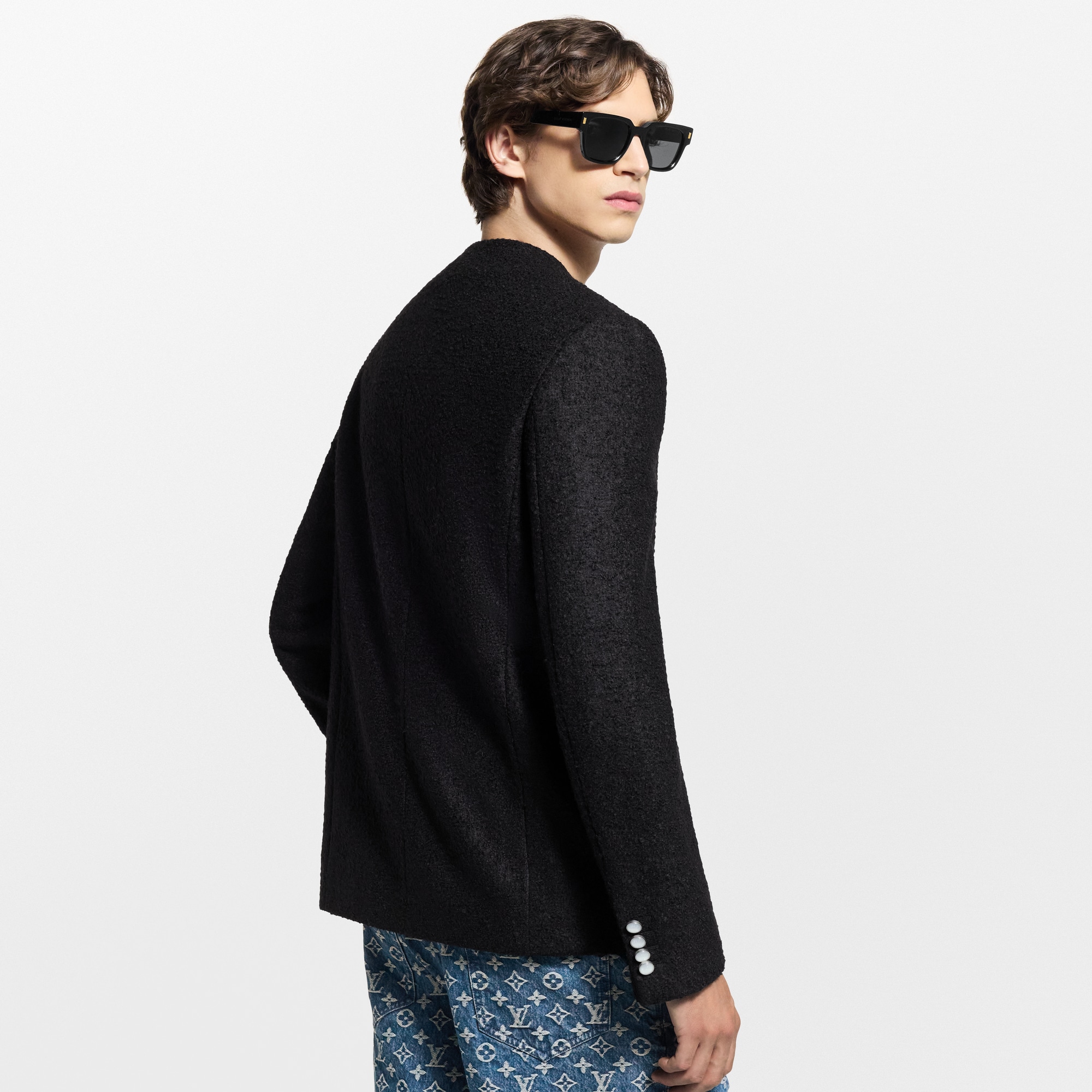 Elegantes, kragenloses Jackett  Herren Ready to Wear Sakkos und Jacketts | LOUIS VUITTON (Zoom)