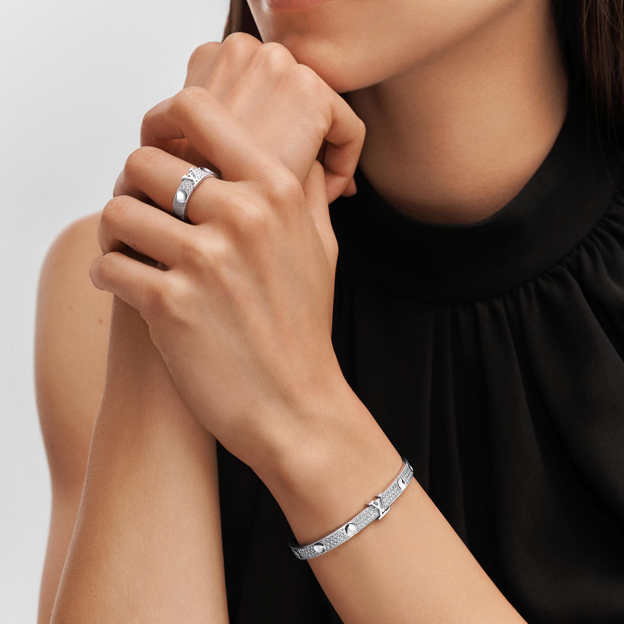 Empreinte Armreif, Weißgold und Diamanten  Schmuck Kategorien Alle Schmuckstücke | LOUIS VUITTON (Zoom)