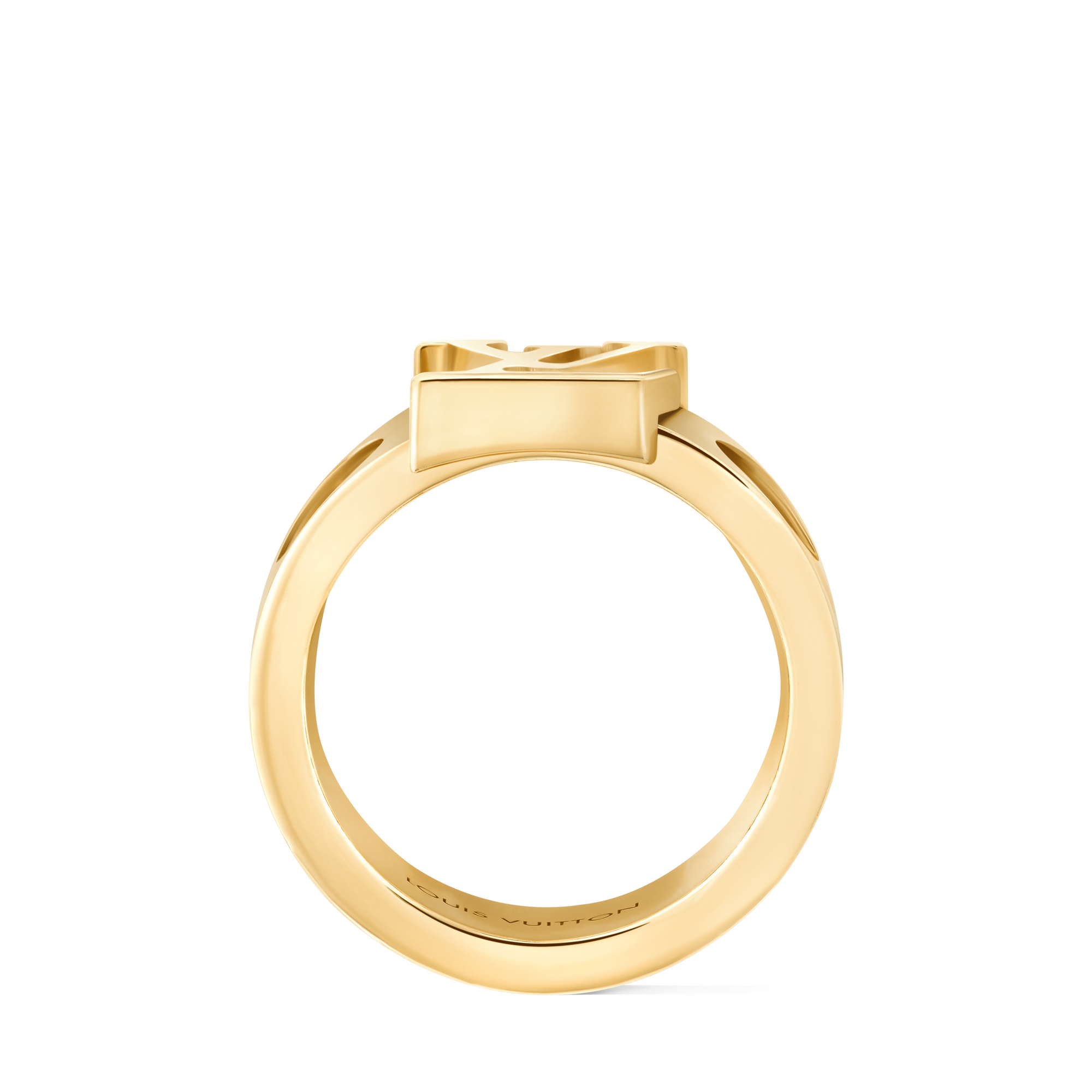 Empreinte breiter Ring, Gelbgold  Schmuck Kategorien Alle Schmuckstücke | LOUIS VUITTON (Zoom)