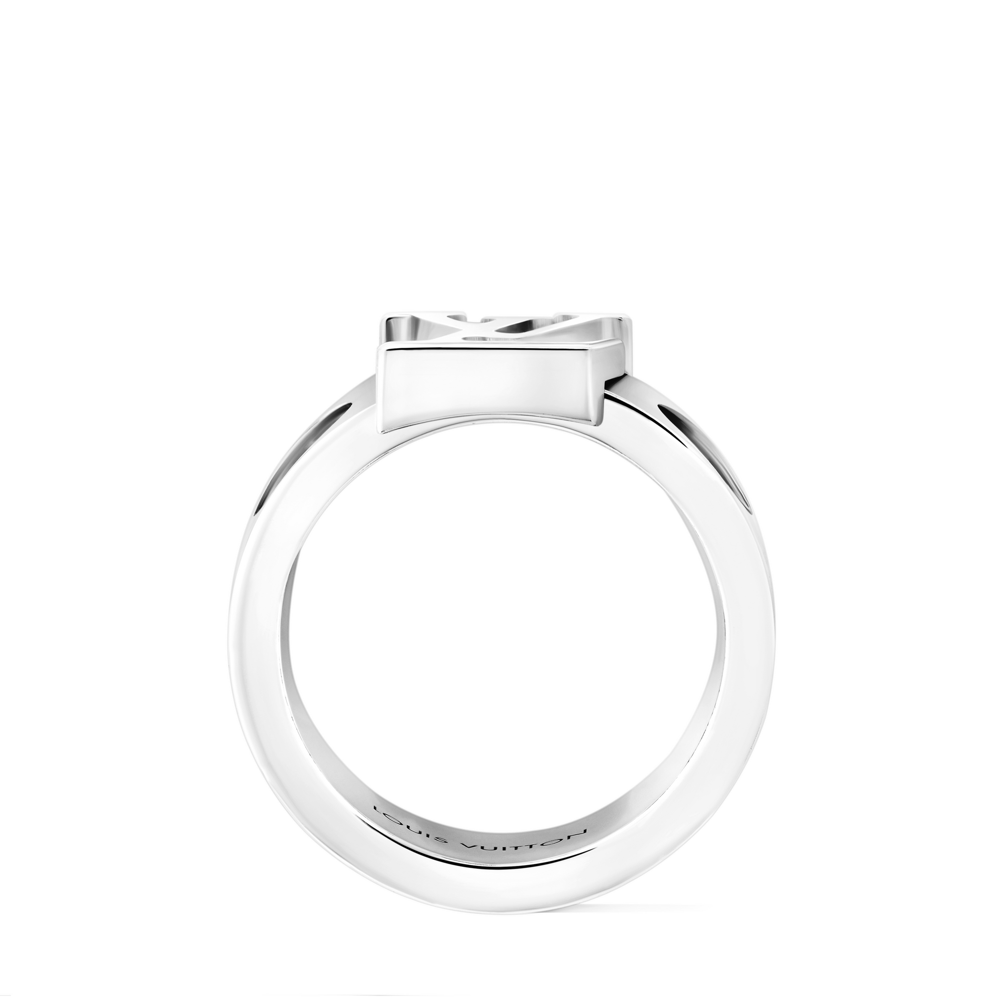 Empreinte breiter Ring, Weißgold  Schmuck Kategorien Alle Schmuckstücke | LOUIS VUITTON (Zoom)