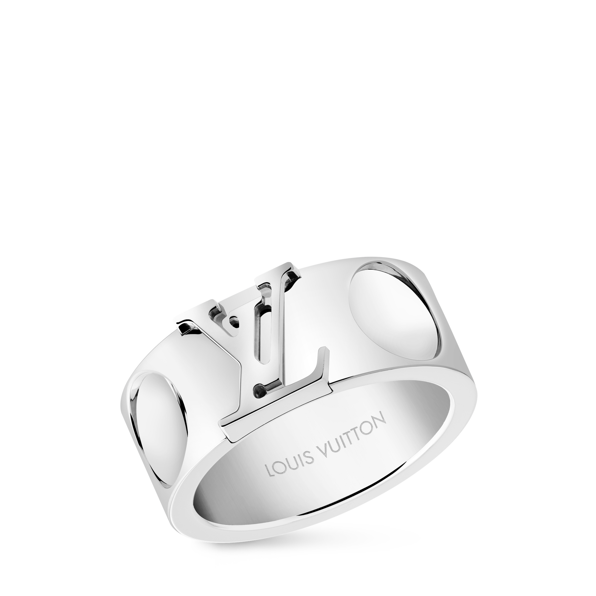 Empreinte breiter Ring, Weißgold  Schmuck Kategorien Alle Schmuckstücke | LOUIS VUITTON (Zoom)