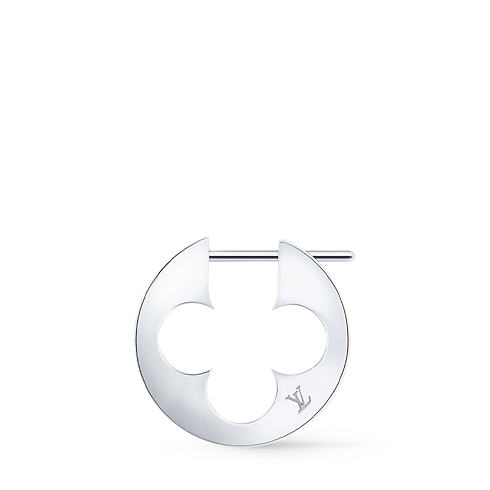 Empreinte Creole, Weißgold und Diamanten - Einzelstück Schmuck Kategorien Ohrringe | LOUIS VUITTON (Zoom)