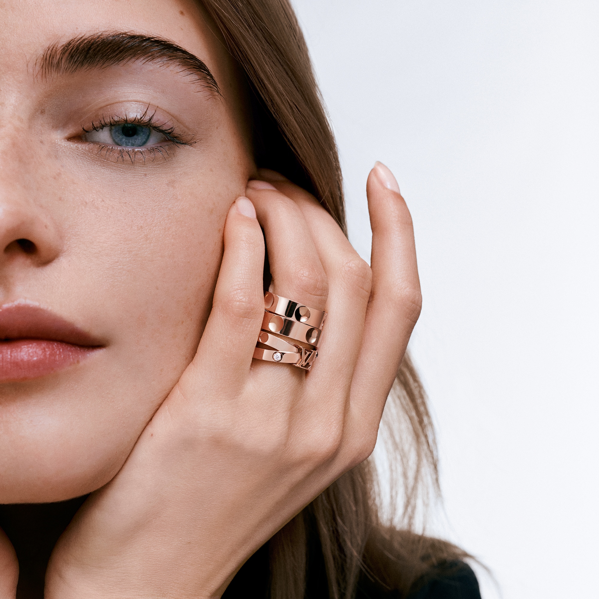 Empreinte Doppelring, Roségold und Diamanten  Schmuck Kategorien Alle Schmuckstücke | LOUIS VUITTON (Zoom)