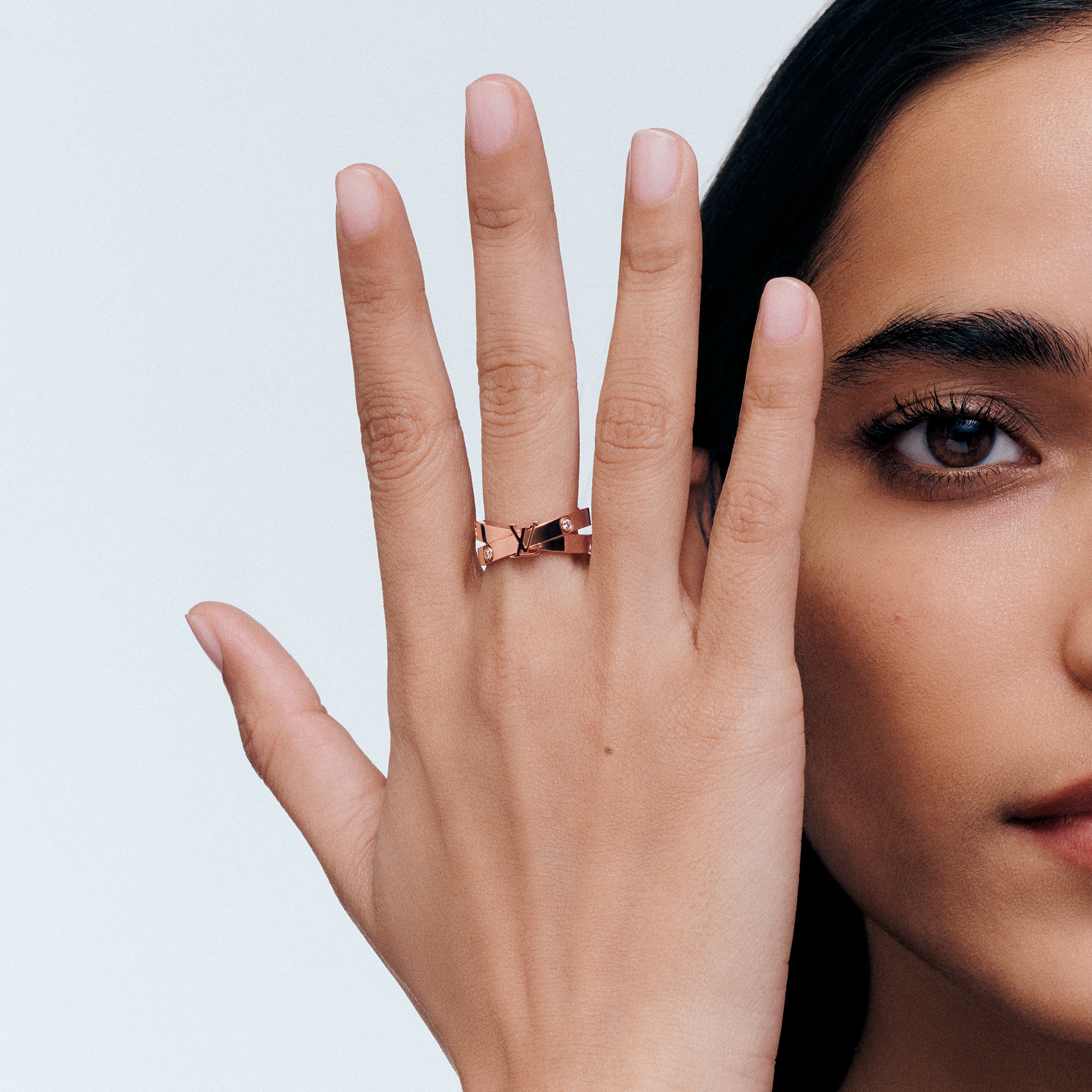 Empreinte Doppelring, Roségold und Diamanten  Schmuck Kategorien Alle Schmuckstücke | LOUIS VUITTON (Zoom)