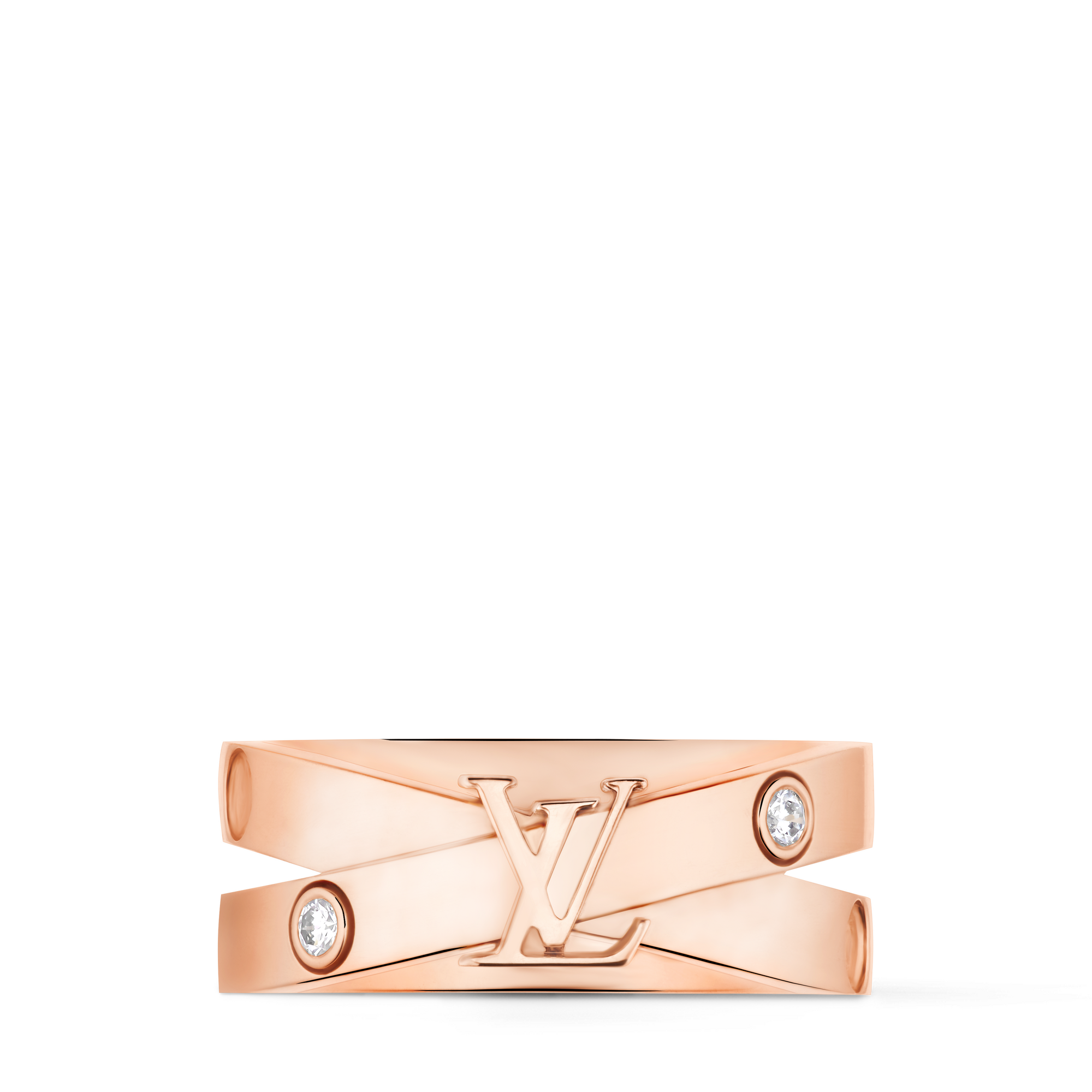 Empreinte Doppelring, Roségold und Diamanten  Schmuck Kategorien Alle Schmuckstücke | LOUIS VUITTON (Zoom)