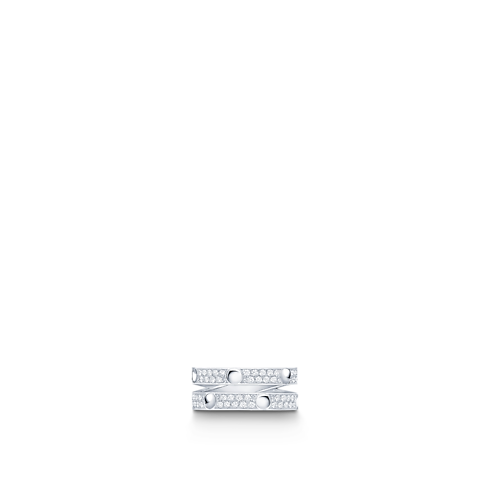 Empreinte Doppelring, Weißgold und Diamanten Schmuck Kategorien Alle Schmuckstücke | LOUIS VUITTON (Zoom)