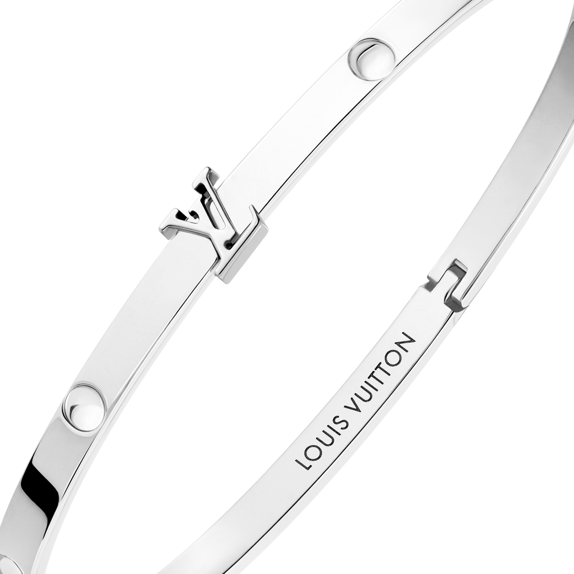 Empreinte kleiner Armreif, Weißgold  Jewelry Kategorien Armbänder | LOUIS VUITTON (Zoom)