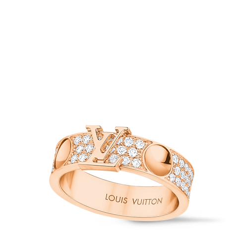 Empreinte mittelgroßer Ring, Roségold und Diamanten Schmuck Kategorien Ringe | LOUIS VUITTON (Zoom)