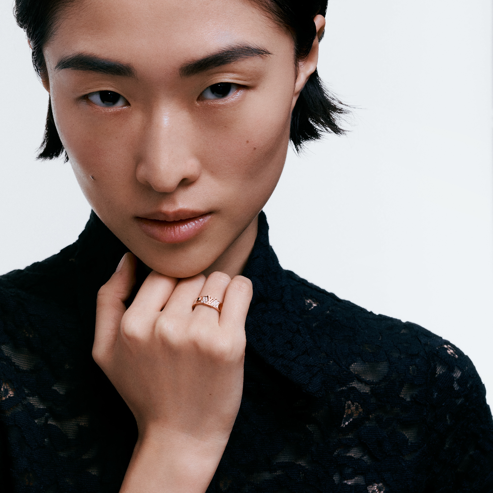 Empreinte mittelgroßer Ring, Roségold und Diamanten  Schmuck Kategorien Ringe | LOUIS VUITTON (Zoom)