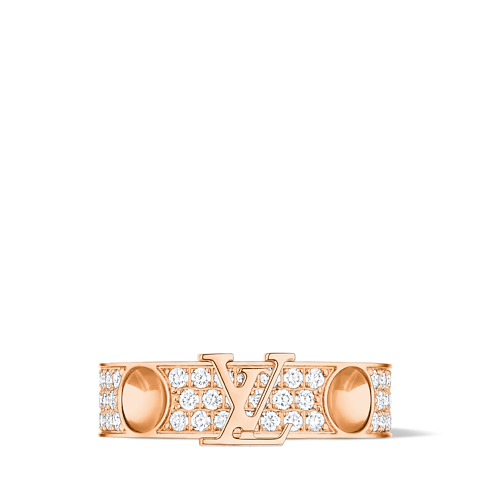 Empreinte mittelgroßer Ring, Roségold und Diamanten Schmuck Kategorien Ringe | LOUIS VUITTON (Zoom)