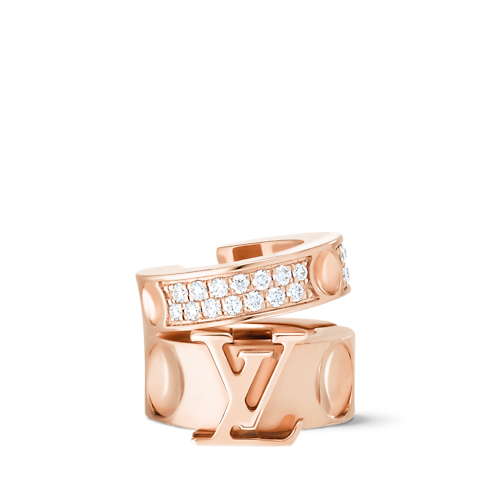 Empreinte Ohrmanschette, Roségold und Diamanten Schmuck Kategorien Ohrringe | LOUIS VUITTON (Zoom)