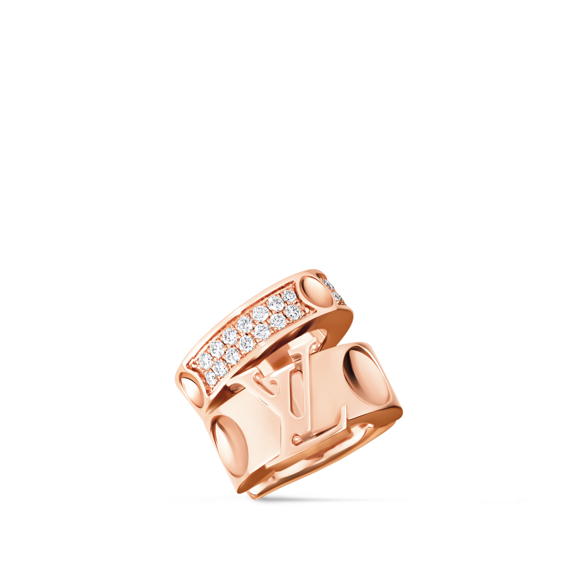 Empreinte Ohrring, Roségold und Diamaten - Einzelstück  Schmuck Kategorien Ohrringe | LOUIS VUITTON (Zoom)