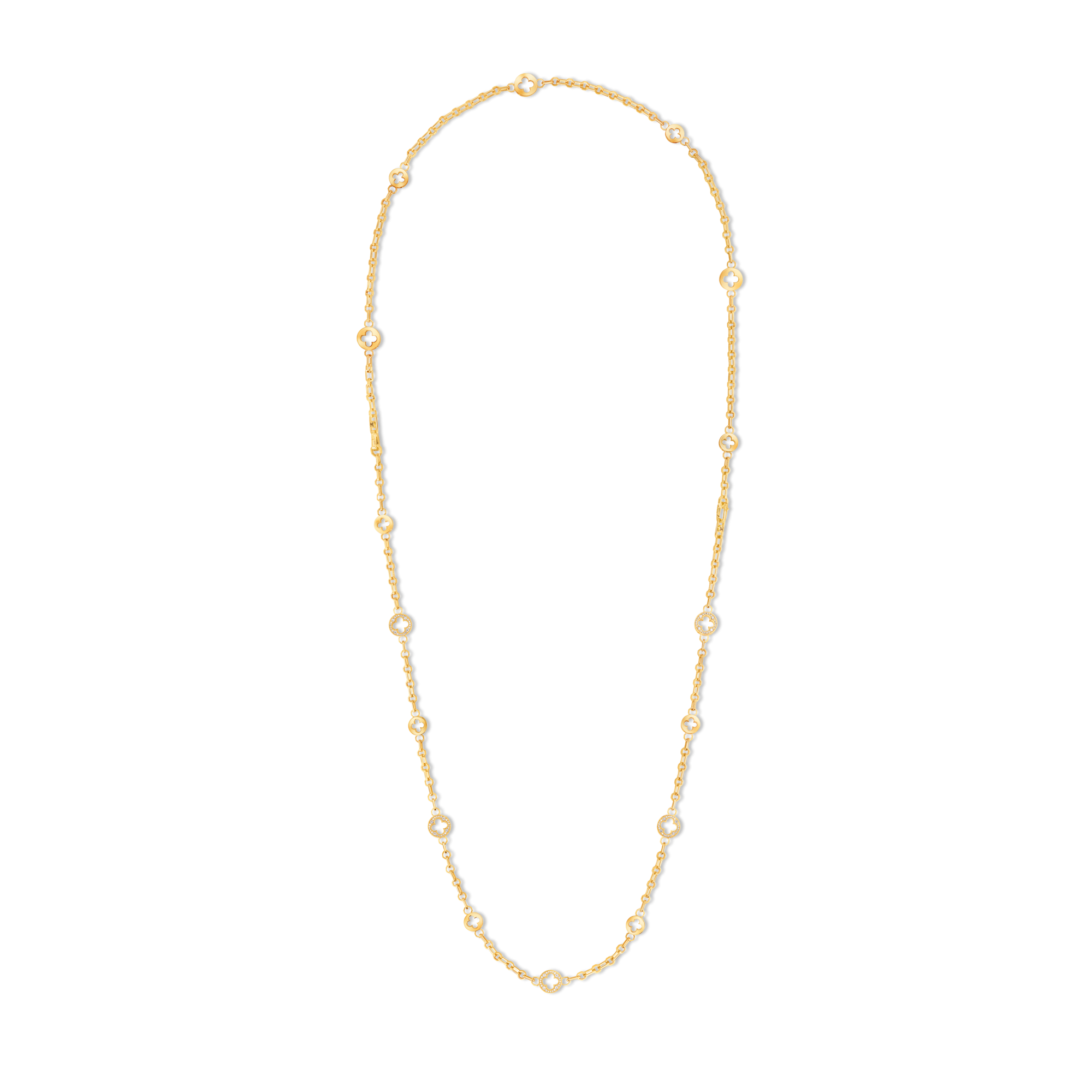 Empreinte wandelbare lange Halskette, Gelbgold und Diamanten  Schmuck Kategorien Halsketten und Anhänger | LOUIS VUITTON (Zoom)