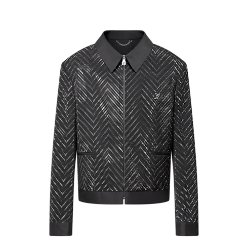 Evening Blouson mit Kristall-Strass Herren Ready to Wear Jacken und Mäntel | LOUIS VUITTON (Zoom)
