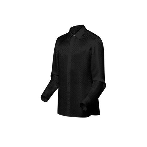 Evening Hemd aus Mini Monogram Seide Herren Ready to Wear Hemden | LOUIS VUITTON (Zoom)