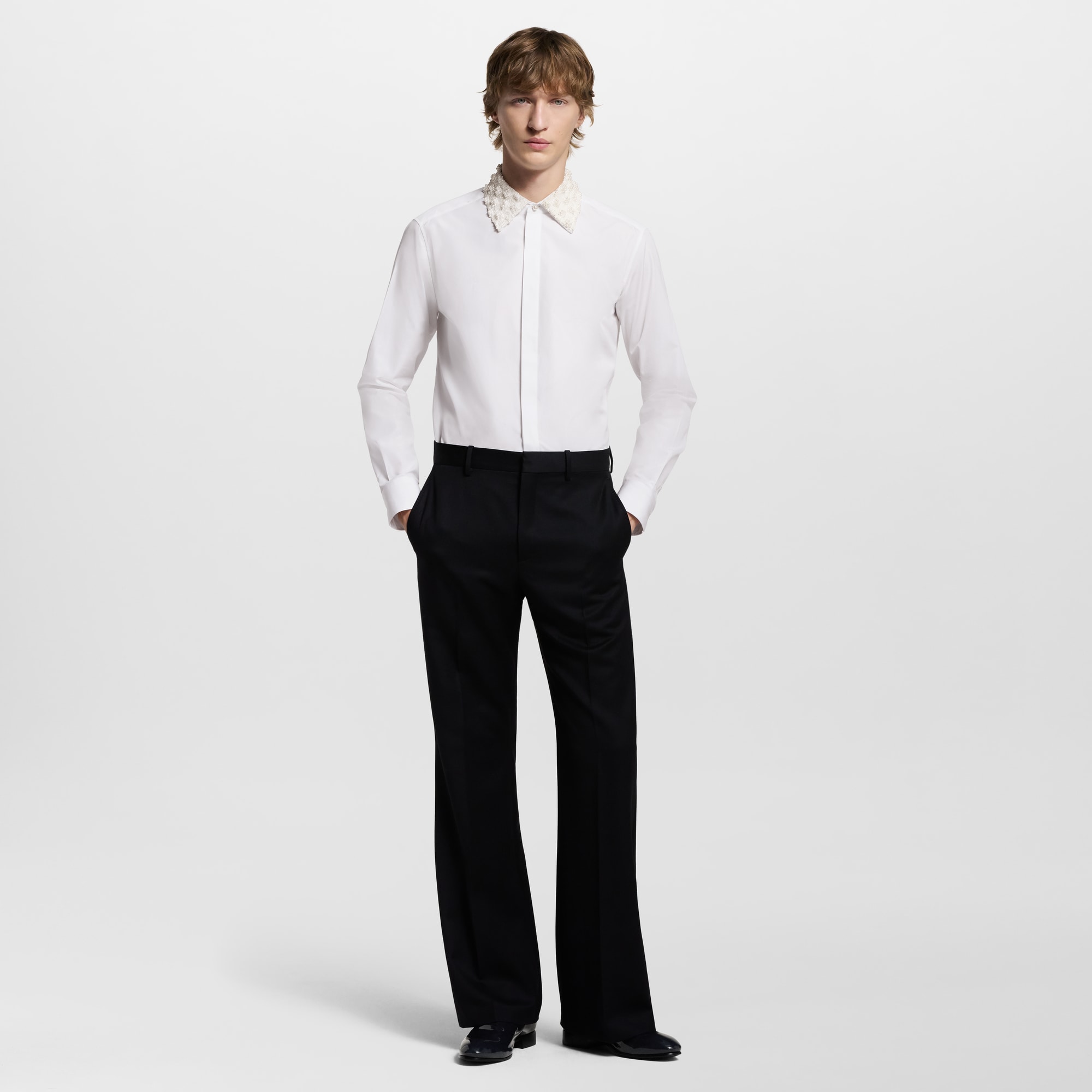 Evening Hemd mit verziertem Kragen  Herren Ready to Wear Hemden | LOUIS VUITTON (Zoom)