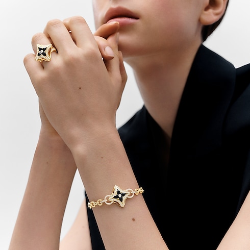 Ever Blossom Armband, Gelbgold, Onyx & Diamanten Schmuck Kategorien Alle Schmuckstücke | LOUIS VUITTON (Zoom)