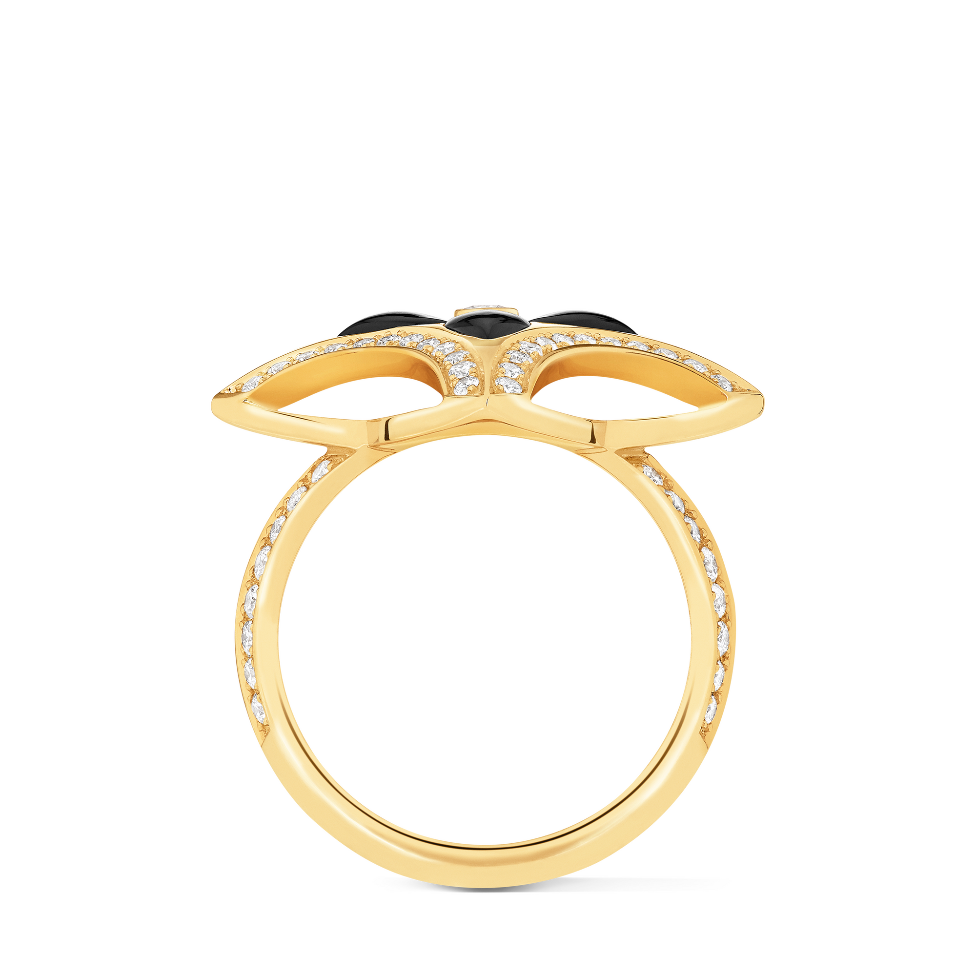 Ever Blossom Ring, Gelbgold, Onyx & Diamanten  Schmuck Kategorien Alle Schmuckstücke | LOUIS VUITTON (Zoom)