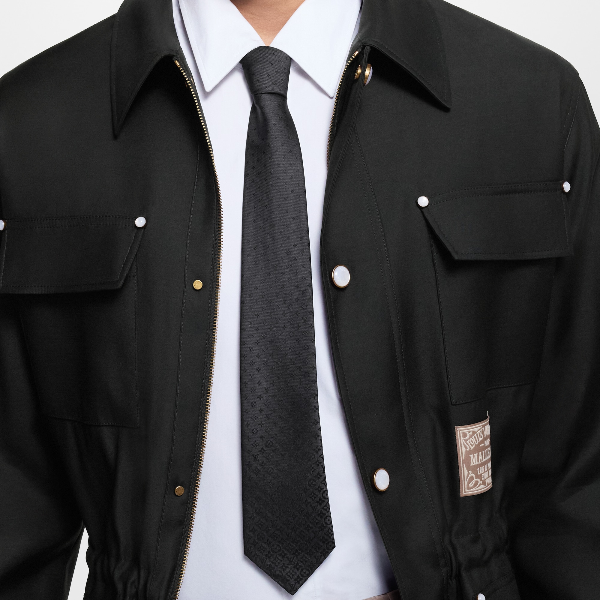 Fading Monogram Krawatte S00 Herren Accessoires Krawatten und Einstecktücher  | LOUIS VUITTON (Zoom)