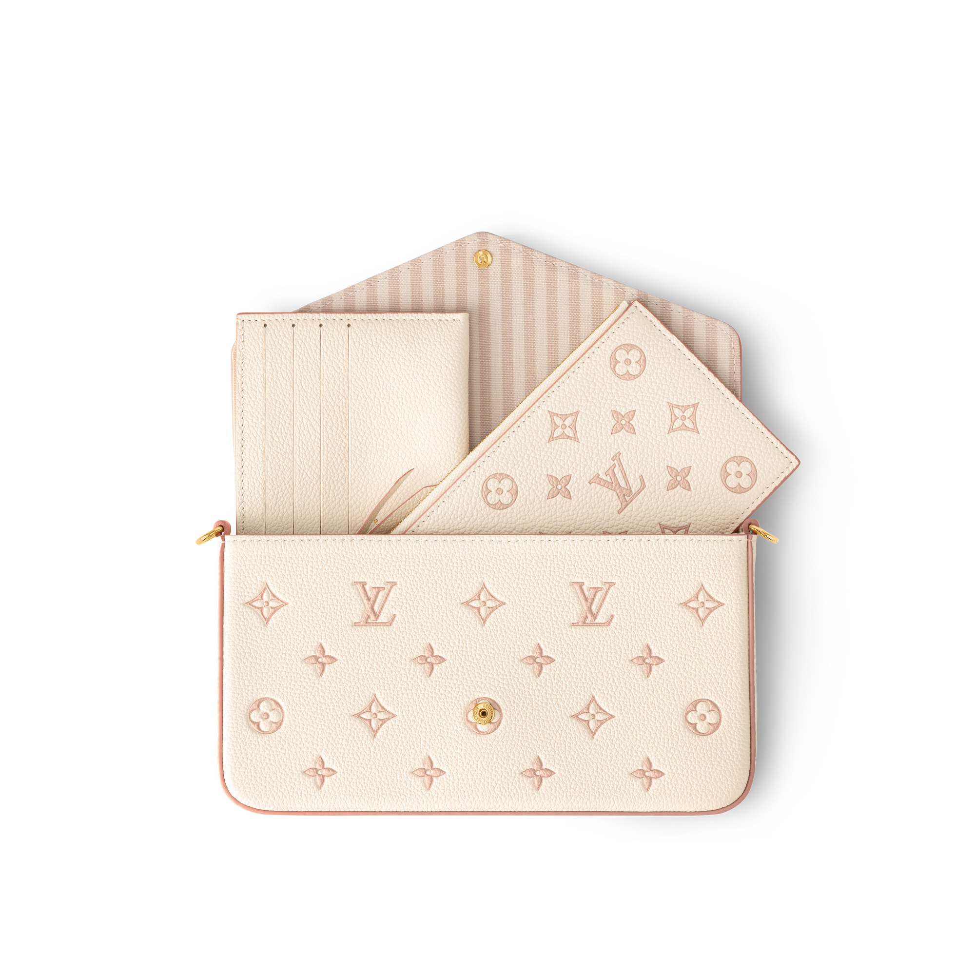 Félicie Pochette Monogram Empreinte Leder Damen Geldbörsen und Kleinlederwaren Tragbare Geldbörsen und Mikro-Taschen | LOUIS VUITTON (Zoom)