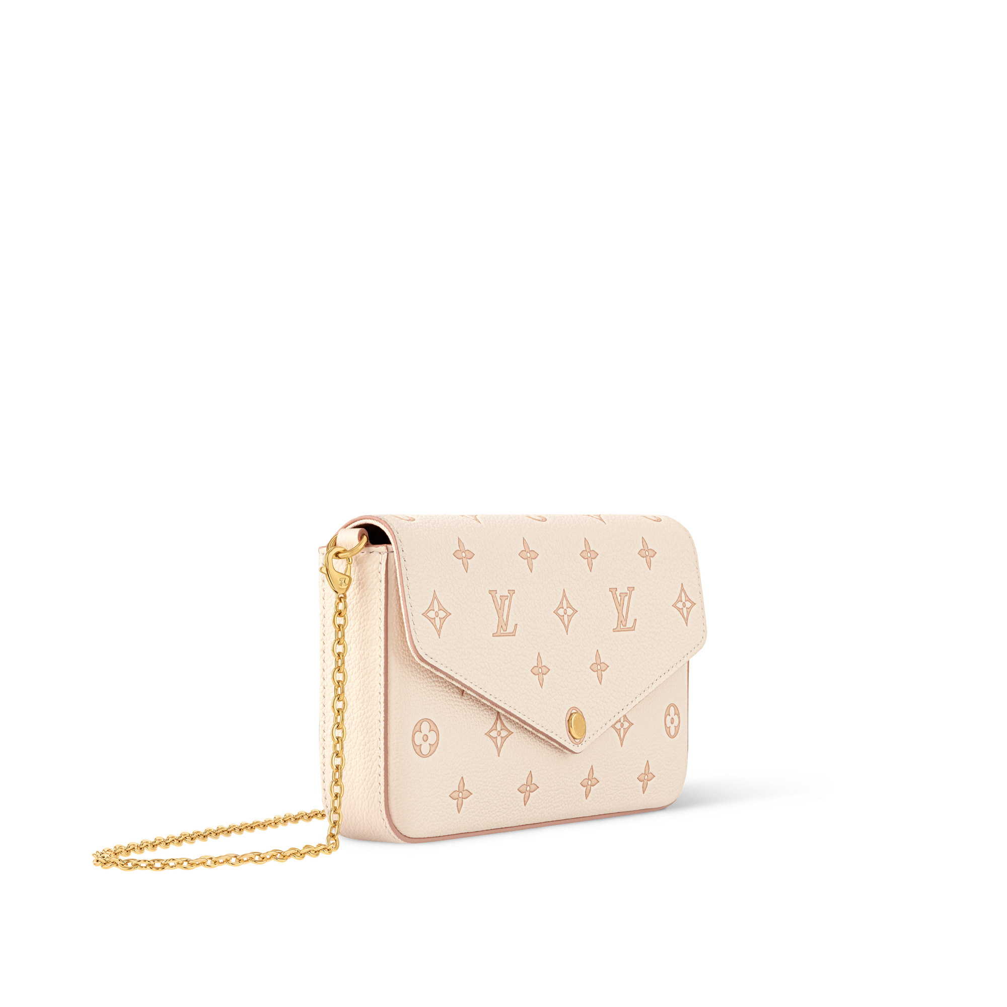 Félicie Pochette Monogram Empreinte Leder Damen Geldbörsen und Kleinlederwaren Tragbare Geldbörsen und Mikro-Taschen | LOUIS VUITTON (Zoom)