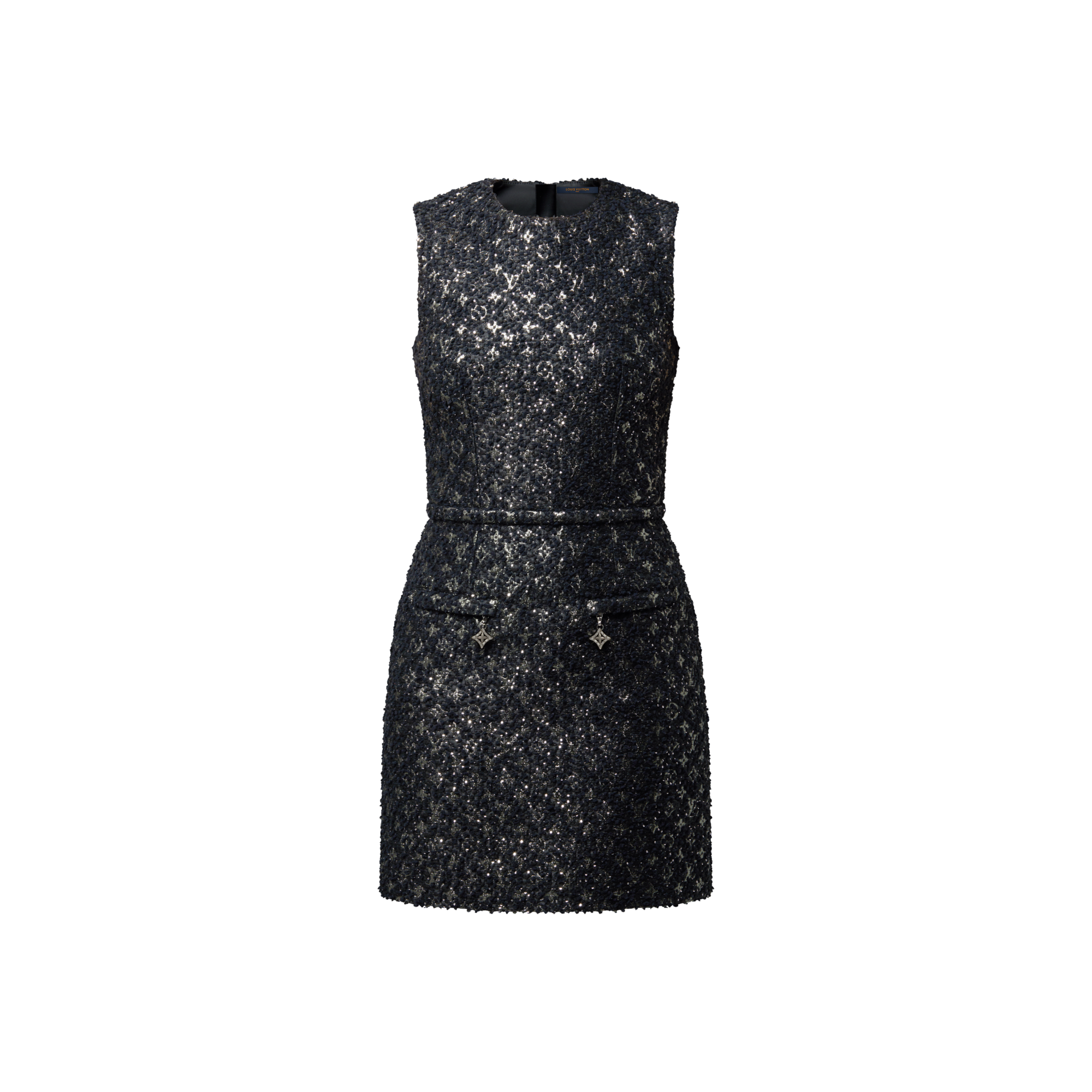 Figurbetontes Kleid in Monogram Tweed  Damen Ready to Wear Kleider | LOUIS VUITTON (Zoom)