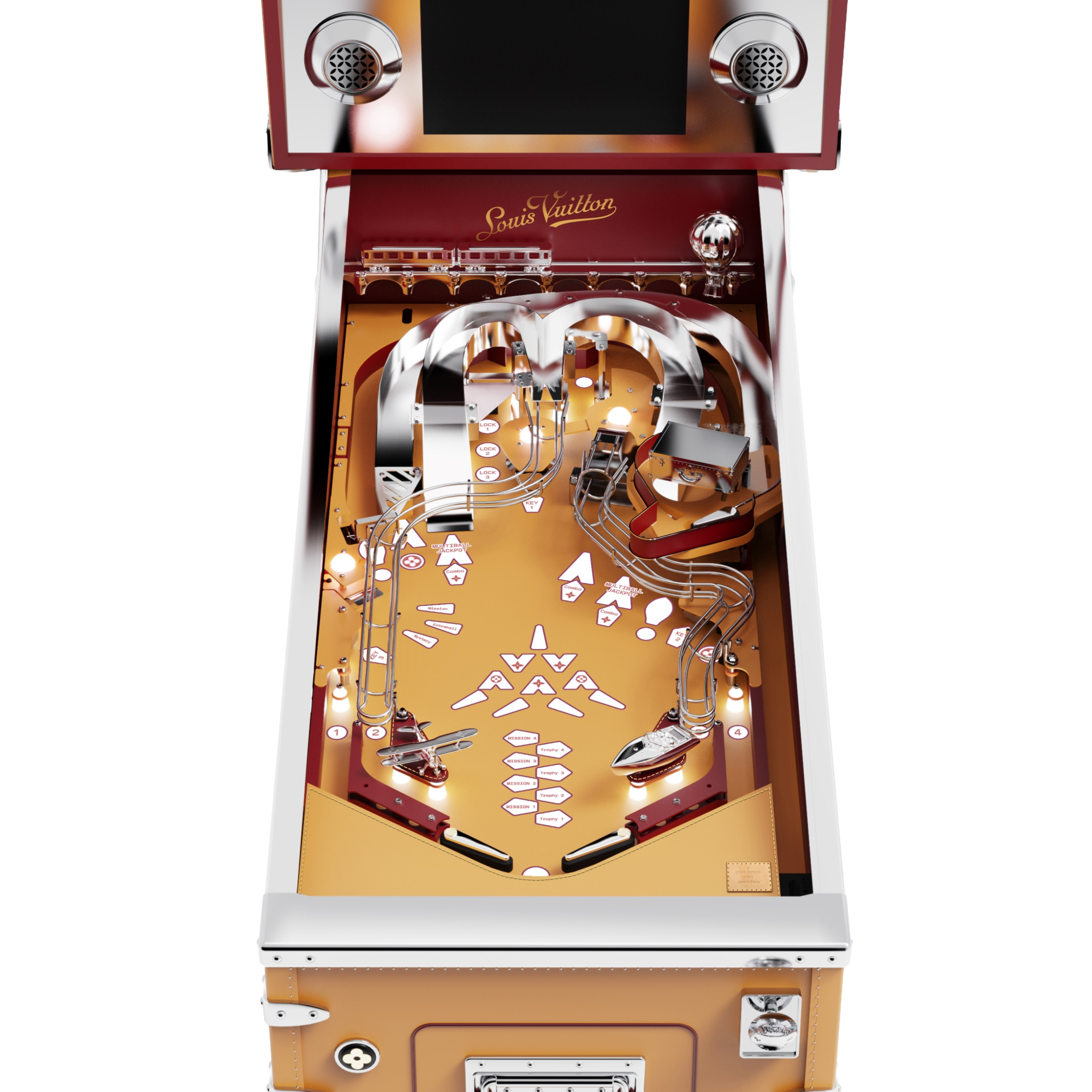 Flipper Monogram Canvas Trunks, Reisen und Wohnen Sport und Freizeit } | LOUIS VUITTON (Zoom)