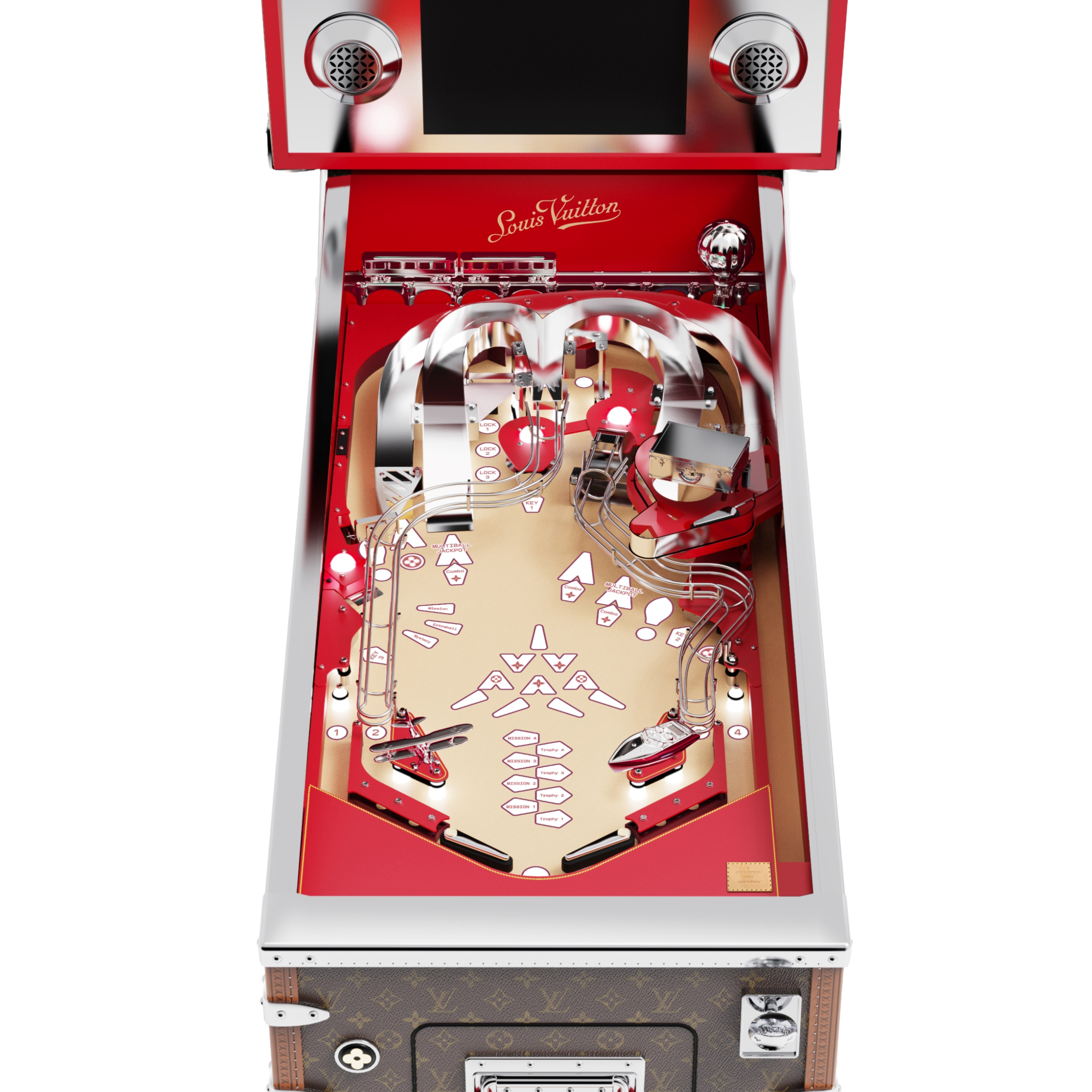 Flipper Monogram Canvas Trunks, Reisen und Wohnen Sport und Freizeit } | LOUIS VUITTON (Zoom)