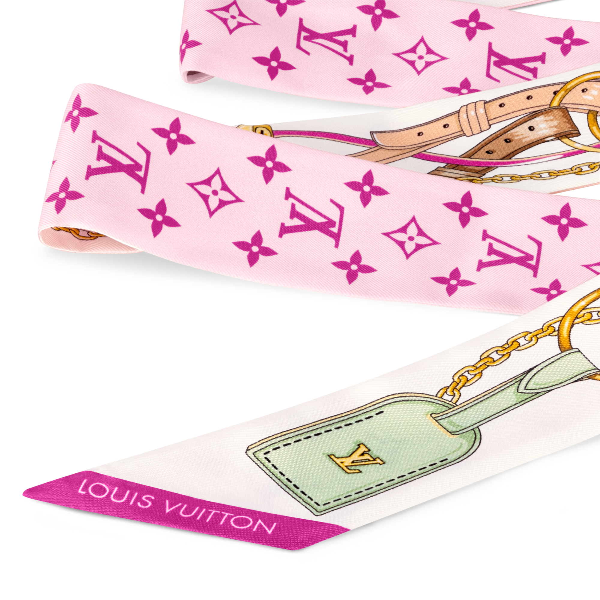 Flower And Straps BB Bandeau S00 Damen Accessoires Seidentücher und Bandeaus | LOUIS VUITTON (Zoom)