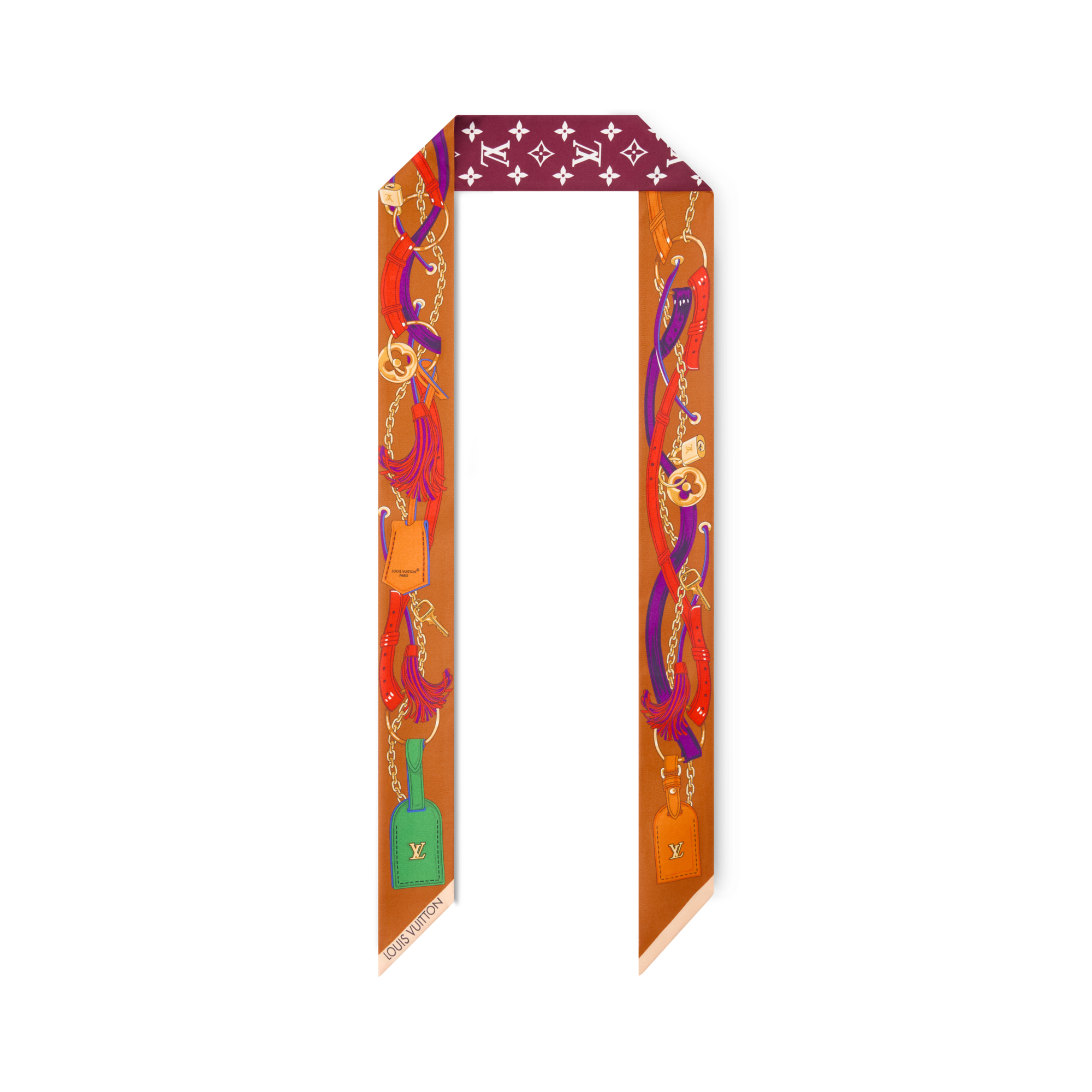 Flower And Straps BB Bandeau S00 Damen Accessoires Seidentücher und Bandeaus | LOUIS VUITTON (Zoom)