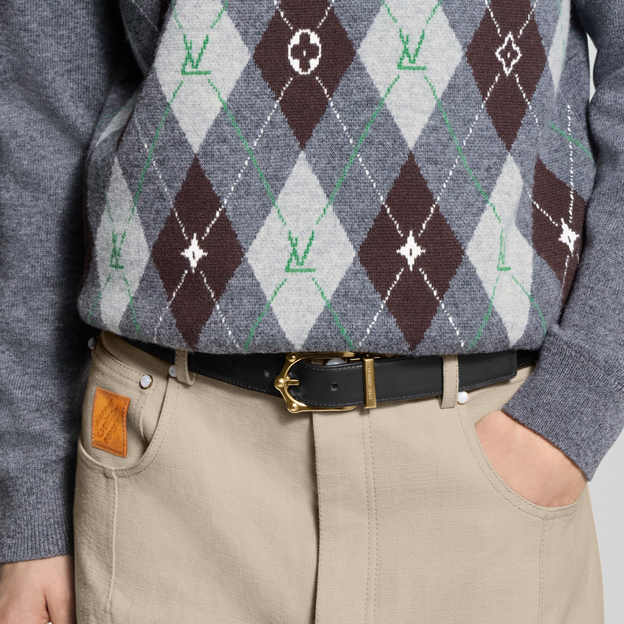 Frog Wendegürtel 30 mm  Herren Accessoires Gürtel | LOUIS VUITTON (Zoom)