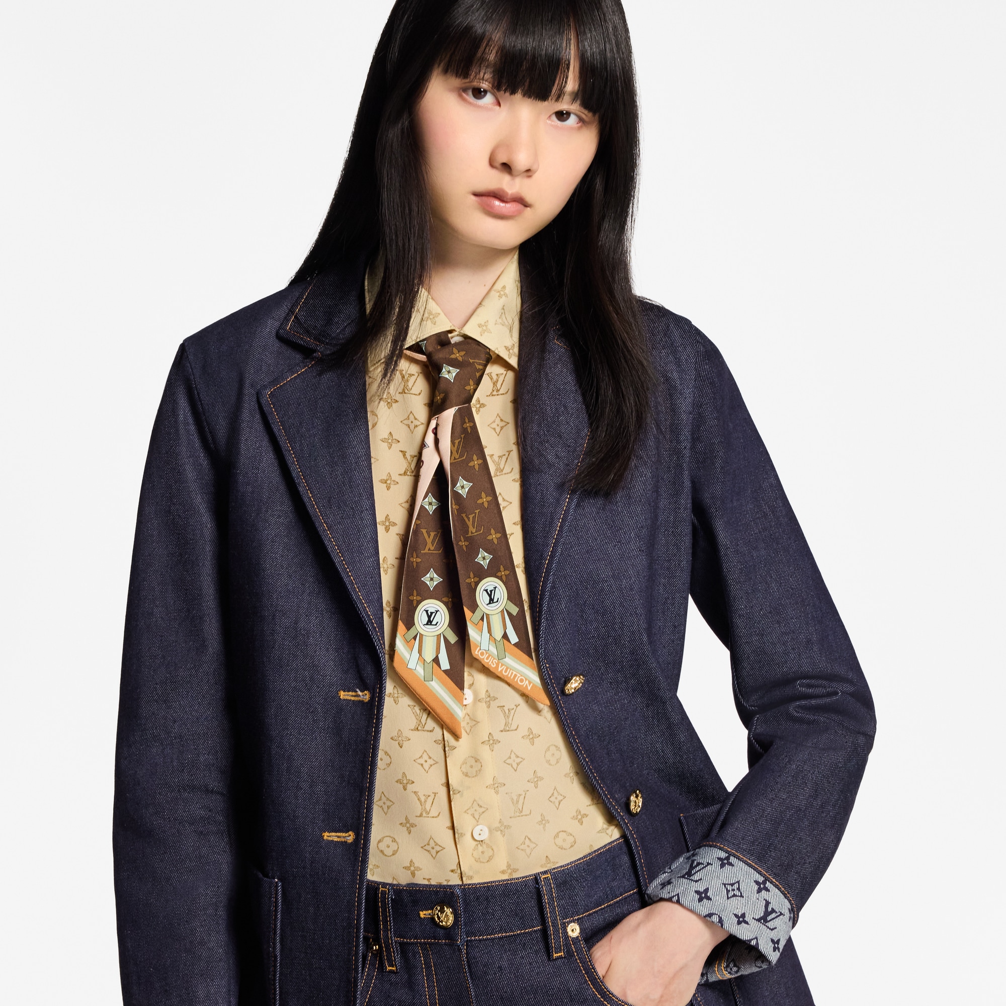 From The Cloud BB Bandeau S00 Damen Accessoires Seidentücher und Bandeaus | LOUIS VUITTON (Zoom)