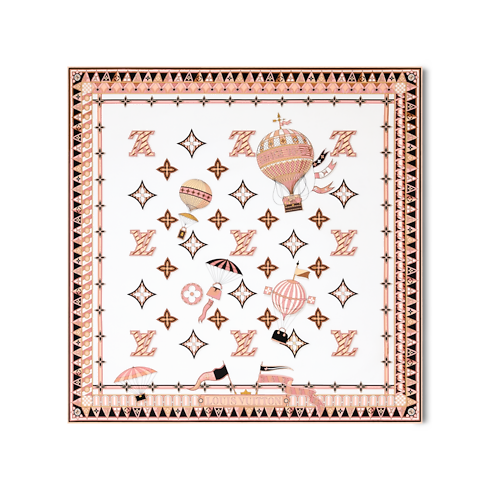 From The Cloud Carré 70 S00 Damen Accessoires Seidentücher und Bandeaus | LOUIS VUITTON (Zoom)