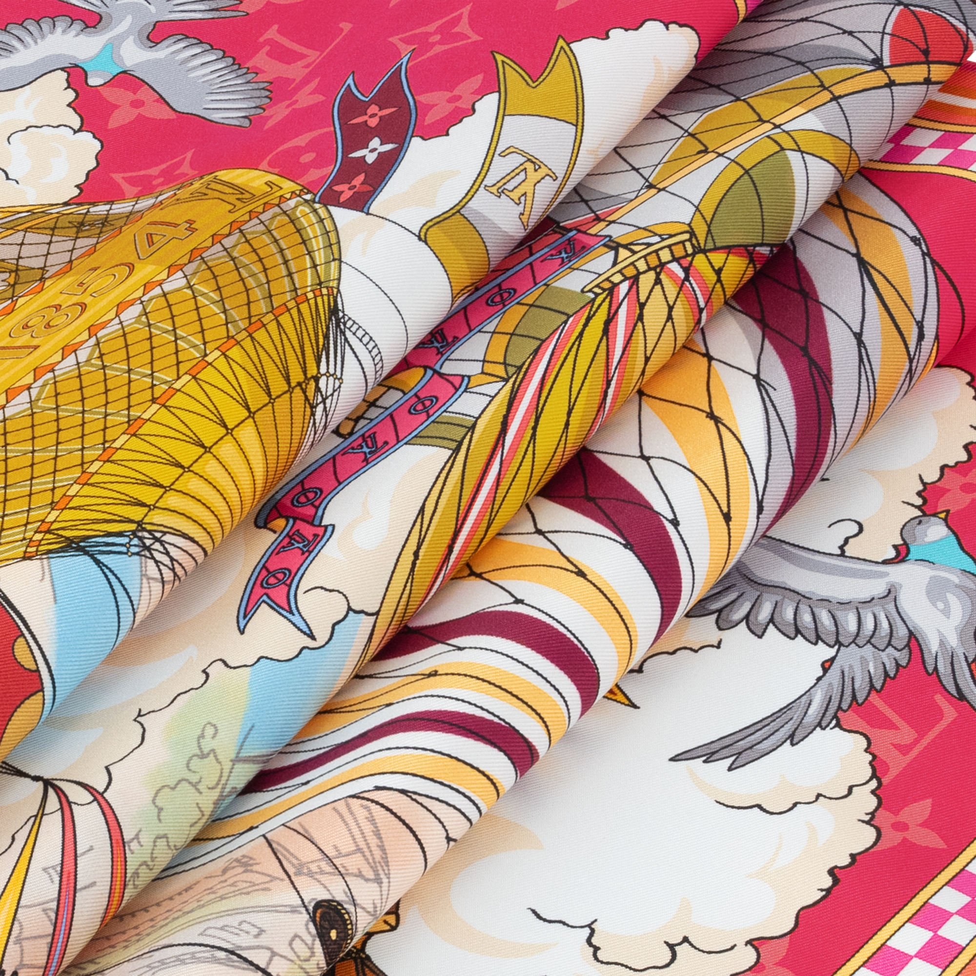 From The Cloud Carré 90 S00 Damen Accessoires Seidentücher und Bandeaus | LOUIS VUITTON (Zoom)