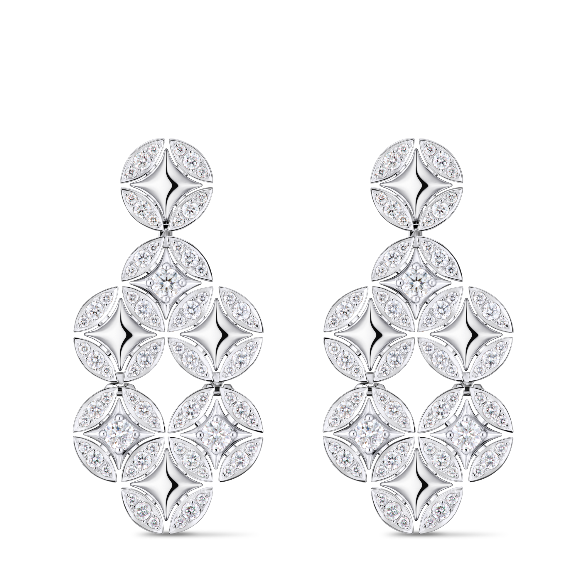 Galaxie Ohrringe, Weißgold und Diamanten  Les Extraordinaires Schmuck Ohrringe | LOUIS VUITTON (Zoom)