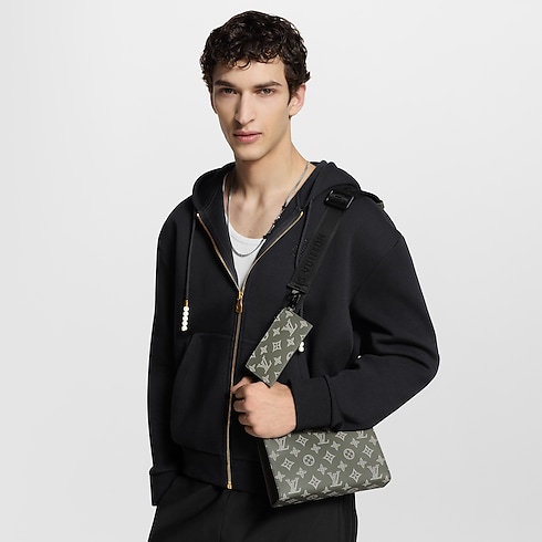 Gaston Wearable Geldbörse Monogram Shadow Leder Taschen und Kleinlederwaren Herren Taschen Neuheiten | LOUIS VUITTON (Zoom)