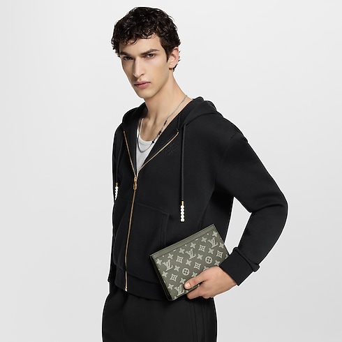 Gaston Wearable Geldbörse Monogram Shadow Leder Taschen und Kleinlederwaren Herren Taschen Neuheiten | LOUIS VUITTON (Zoom)