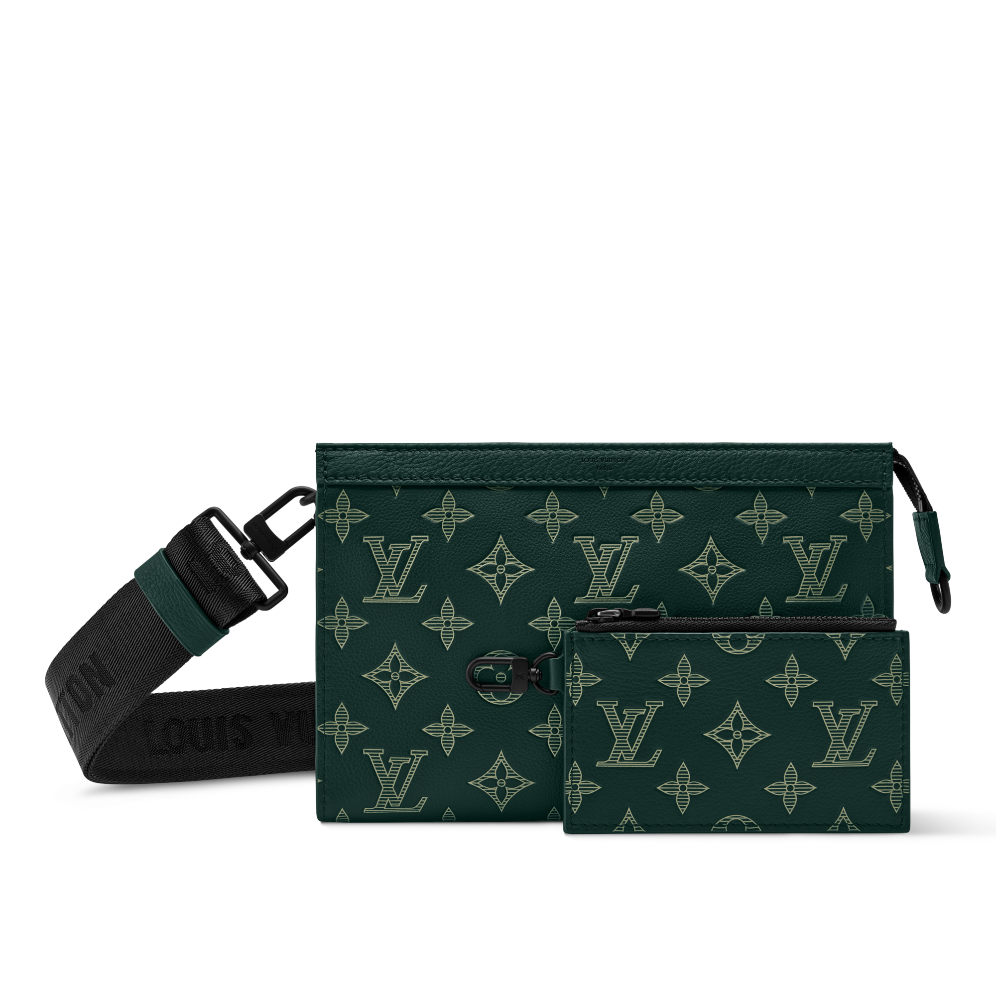 Gaston Wearable Geldbörse Monogram Shadow Herren Geldbörsen und Kleinlederwaren Mini Bags | LOUIS VUITTON (Zoom)