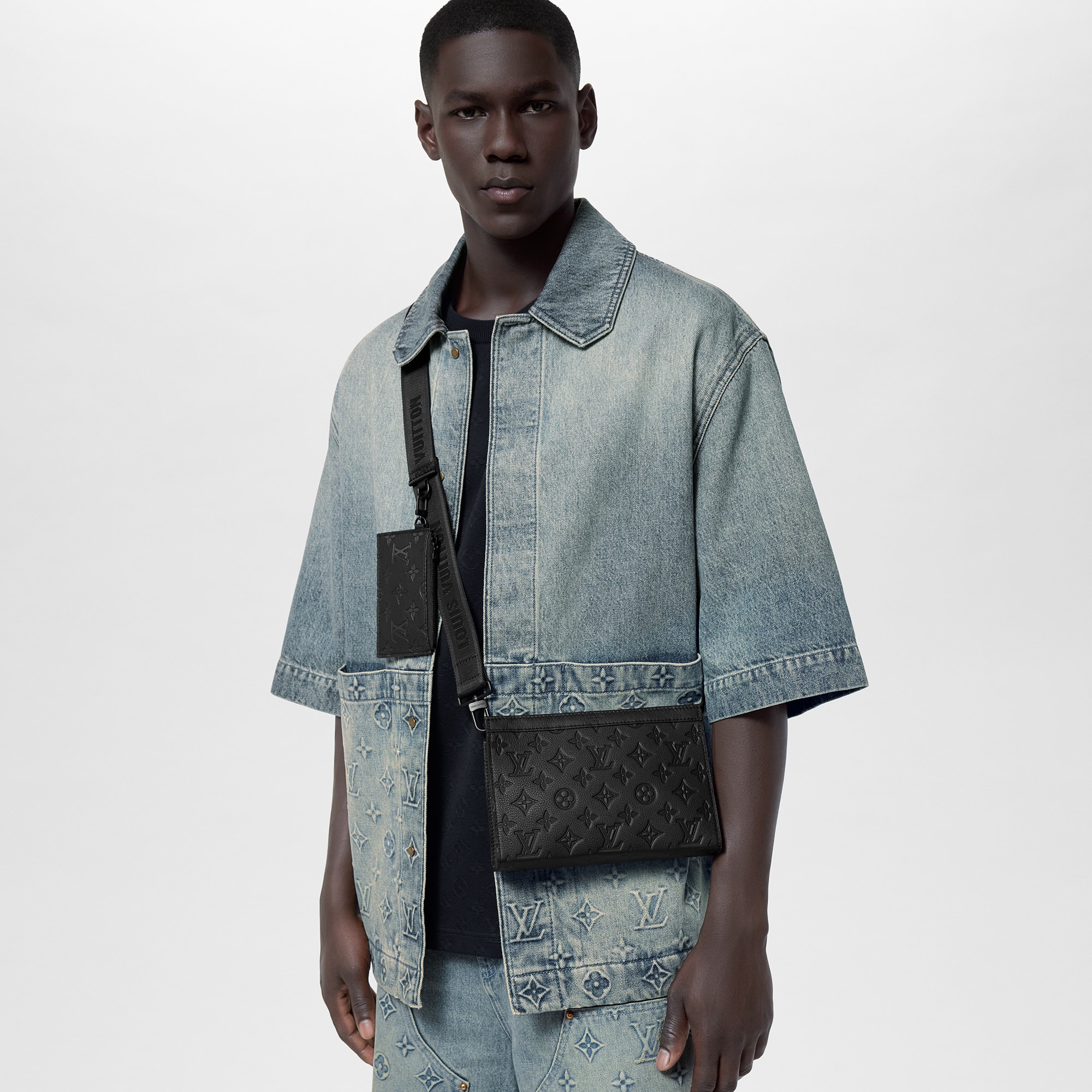 Gaston Wearable Geldbörse Monogram Shadow Leder Herren Taschen Alle Kollektionen | LOUIS VUITTON (Zoom)