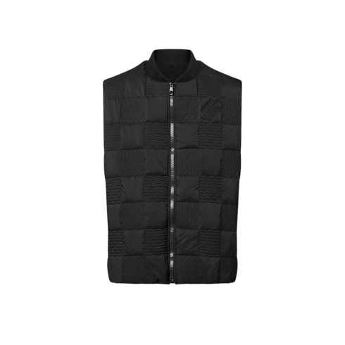 Gesteppte Weste aus Nylon mit Damier-Motiv Herren Discontinued Product Obs 9 | LOUIS VUITTON (Zoom)