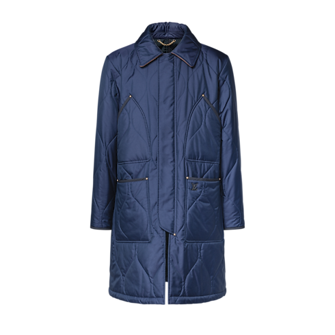 Gesteppter Mantel im Workwear-Stil front view