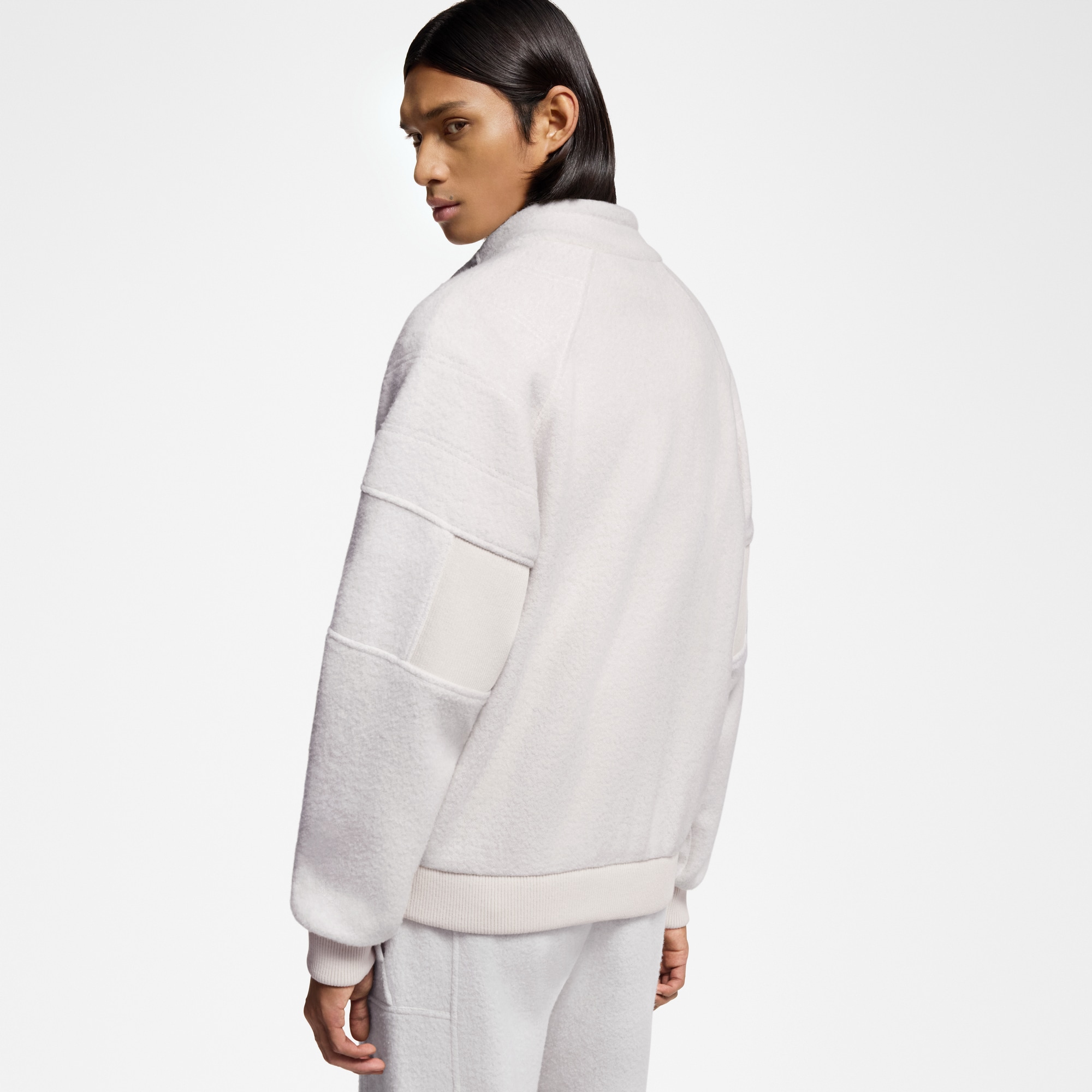 Gesteppter, strukturierter Blouson aus Wolle  Herren Ready to Wear Vollständige Ready to Wear | LOUIS VUITTON (Zoom)