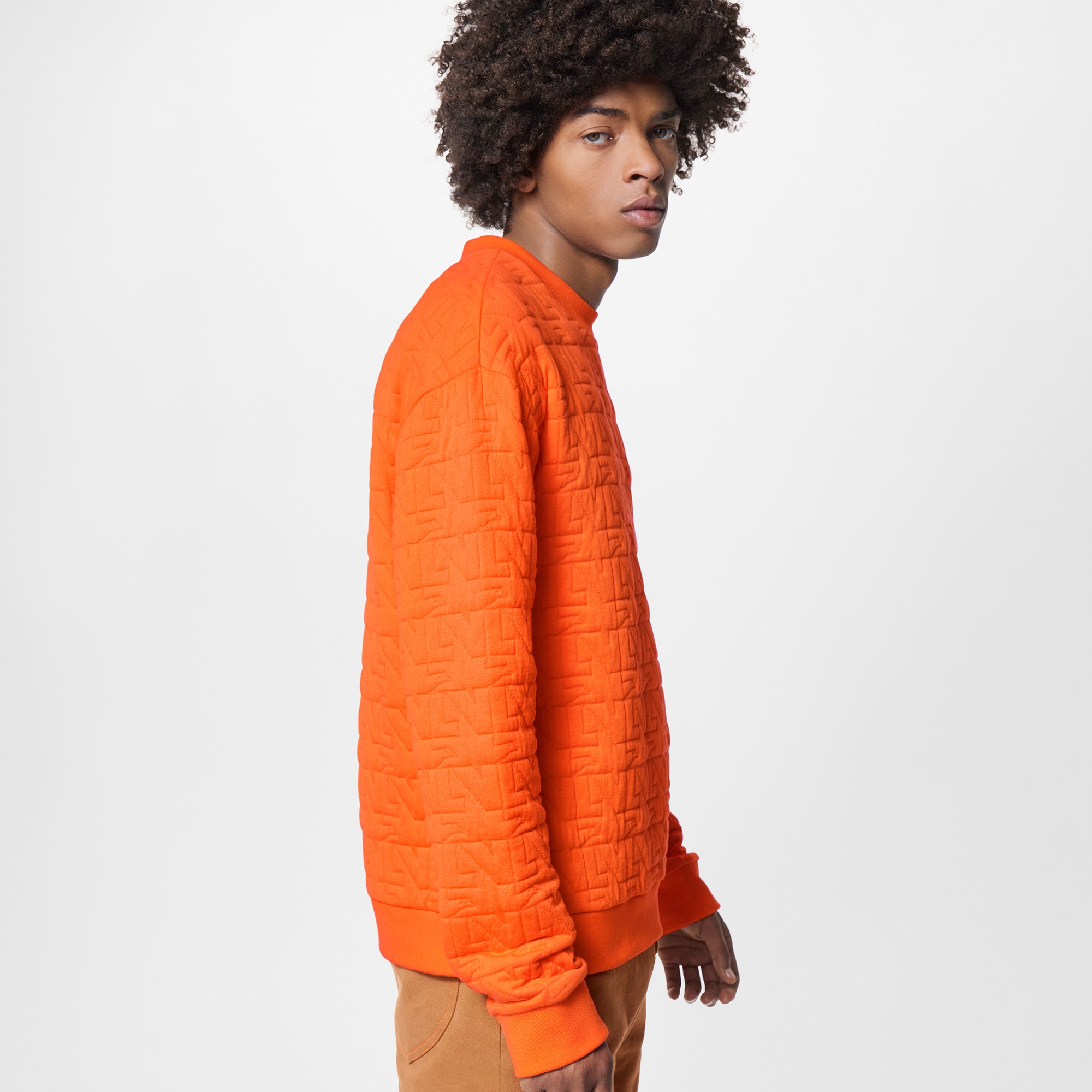 Gestepptes Sweatshirt mit LV Dove-Motiv  Herren Ready to Wear Strick und Sweatshirts | LOUIS VUITTON (Zoom)