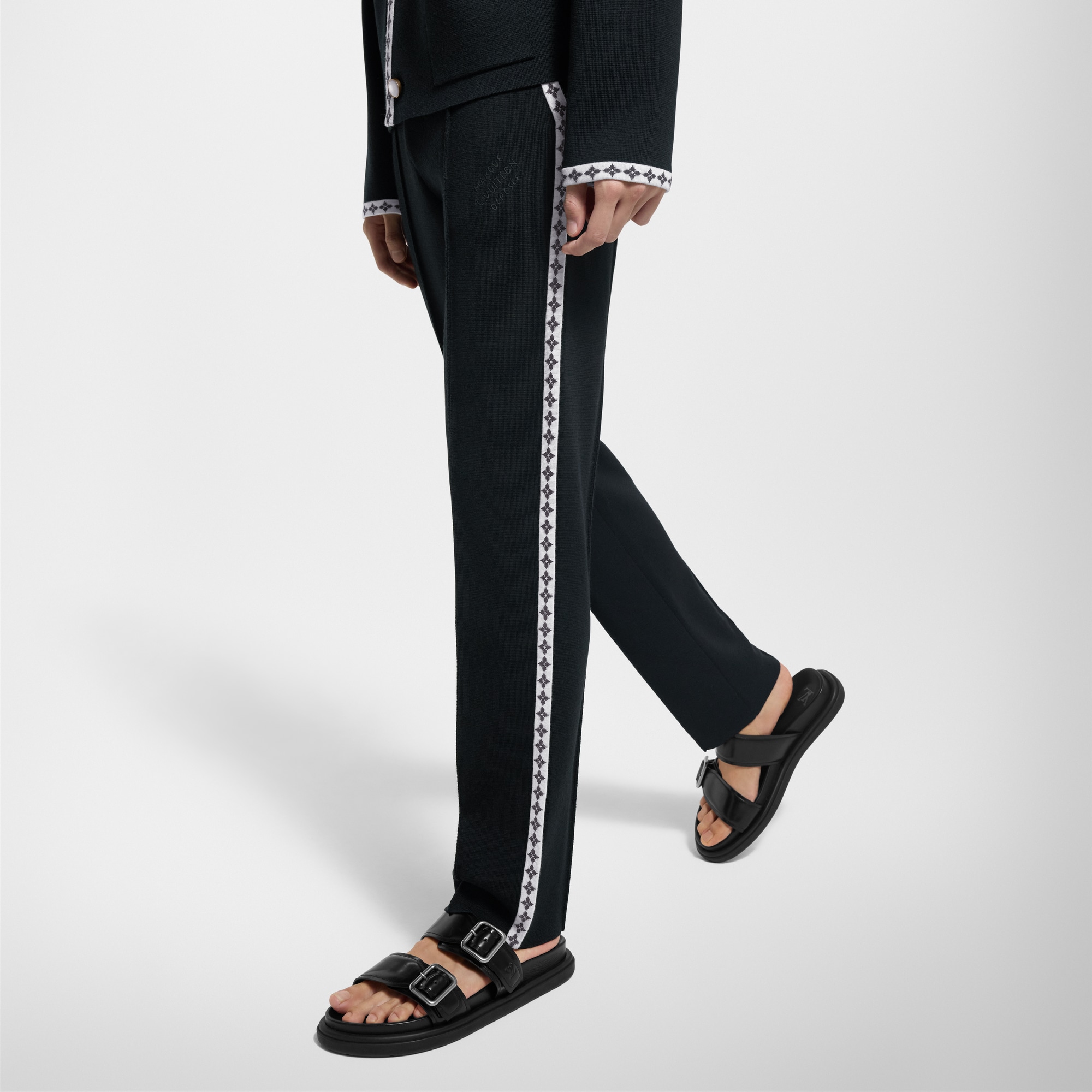 Gestrickte Hose aus Wolle im Preppy-Stil  Herren Ready to Wear Vollständige Ready to Wear | LOUIS VUITTON (Zoom)