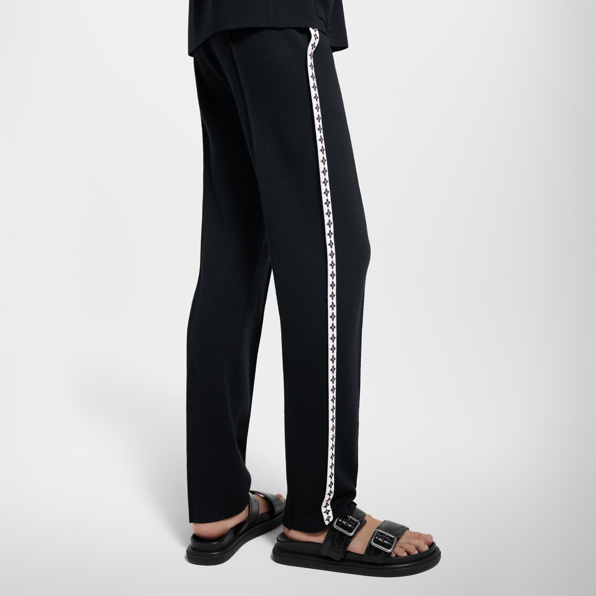 Gestrickte Hose aus Wolle im Preppy-Stil  Herren Ready to Wear Vollständige Ready to Wear | LOUIS VUITTON (Zoom)