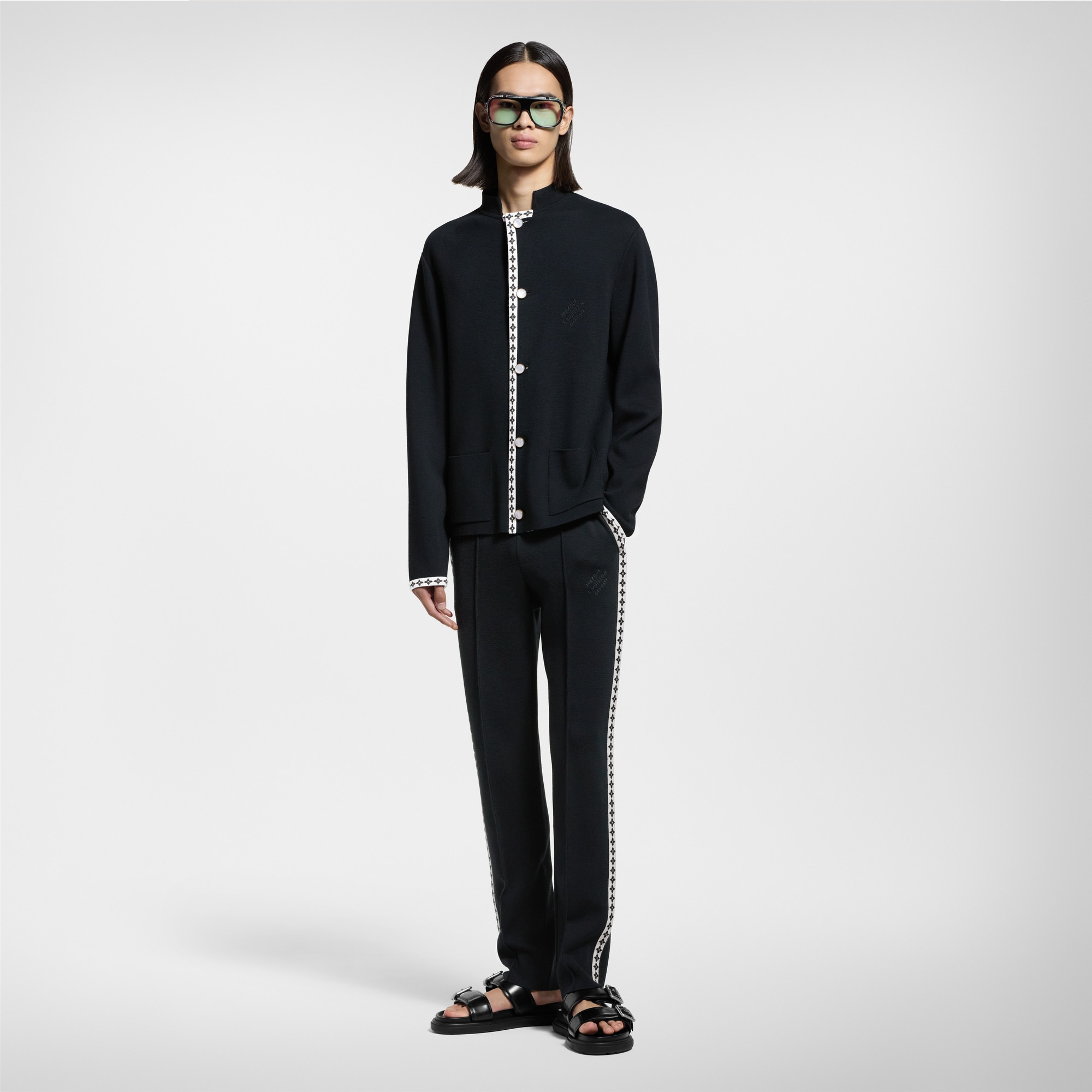 Gestrickte Hose aus Wolle im Preppy-Stil  Herren Ready to Wear Vollständige Ready to Wear | LOUIS VUITTON (Zoom)