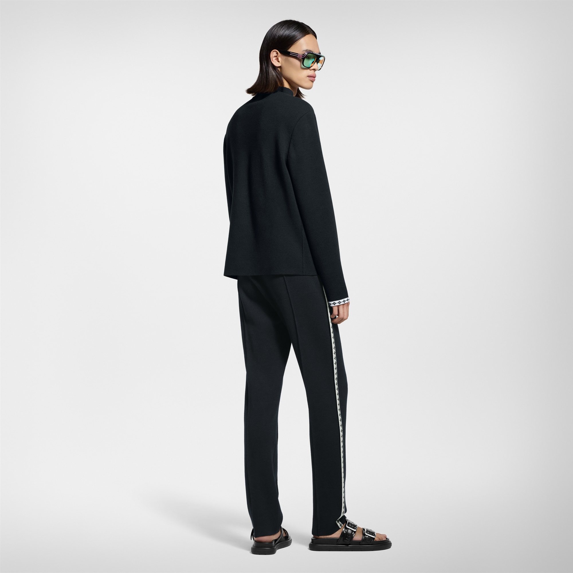 Gestrickter Blazer aus Wolle im Preppy-Stil  Herren Ready to Wear Vollständige Ready to Wear | LOUIS VUITTON (Zoom)