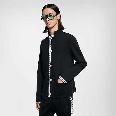 Gestrickter Blazer aus Wolle im Preppy-Stil Herren Ready to Wear Vollständige Ready to Wear | LOUIS VUITTON (Zoom)